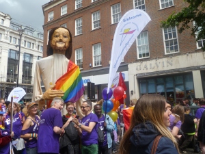 London's LGBT Catholics march in Pride.